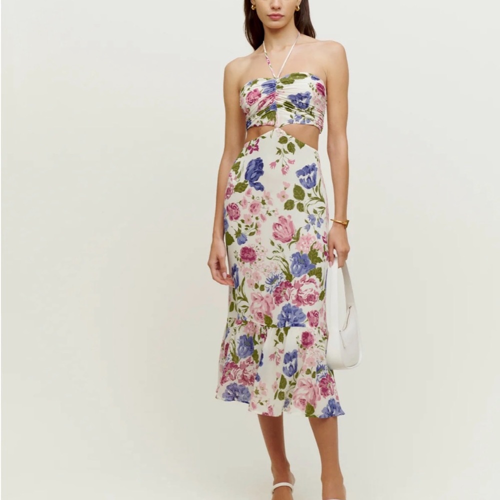 Reformation Riya Dress- Donna- size 4